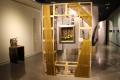 「穿越臺灣時光的線－楊凱竹纏花創作展」展廳照片