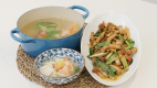 純樸溫暖家常菜：竹筍菜脯小炒&醬瓜竹筍鮮魚湯