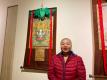 傳熹老師與創作「四臂觀音」，四臂觀音為藏傳佛教崇奉的重要神祉。
